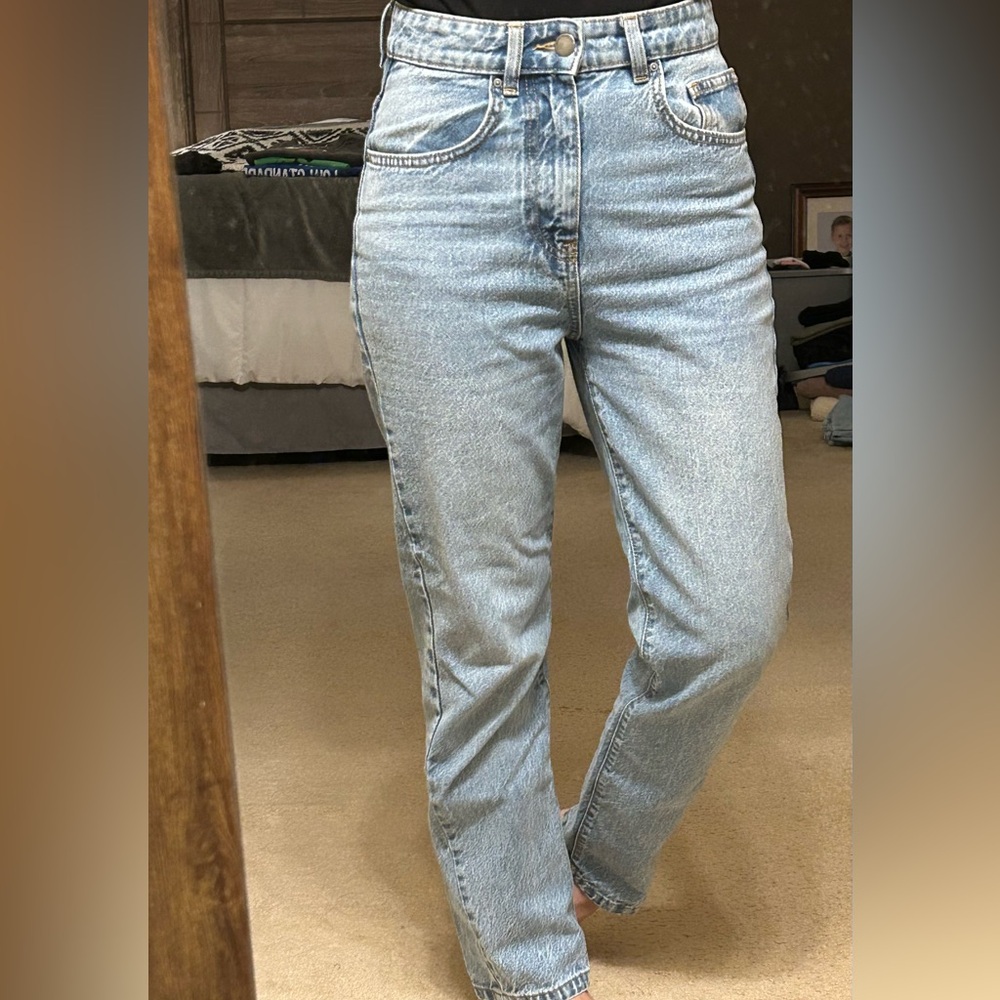 Cotton on straight leg mom jeans